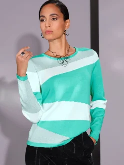 Creation L Pulls<Pull à manches longues 96% coton