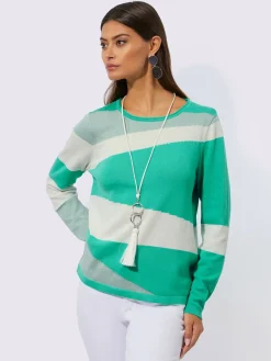 Creation L Pulls<Pull à manches longues 96% coton