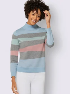 Collection L Pulls<Pull à manches longues 64% coton