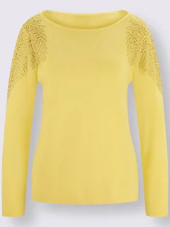 Creation L Pulls<Pull à manches longues jolies pierres brillantes fantaisie