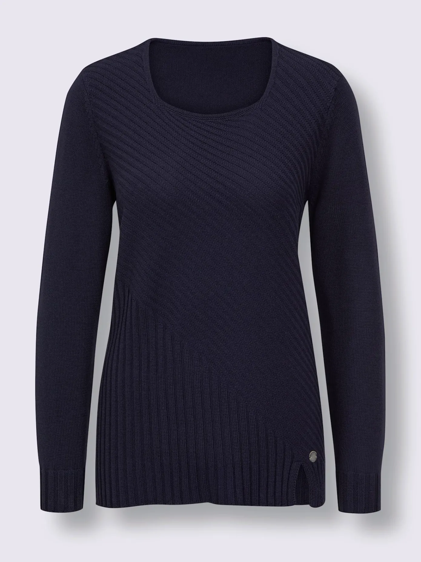 CREATION L PREMIUM Pulls<Pull à manches longues mélange coton et lyocell de qualité