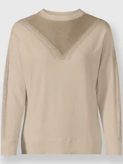 Rick Cardona Pulls<Pull à manches longues parties transparentes