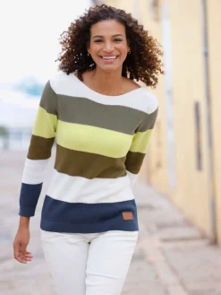 Collection L Pulls<Pull à manches longues pur coton