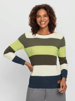 Collection L Pulls<Pull à manches longues pur coton