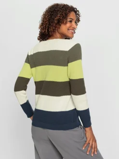 Collection L Pulls<Pull à manches longues pur coton