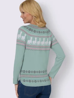 Pulls<Pull à manches longues pur coton