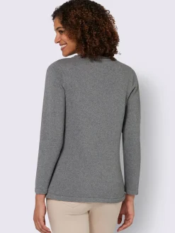 Collection L Pulls<Pull à manches longues qualité coton