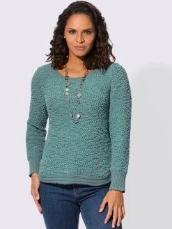 Collection L Pulls<Pull à manches longues qualité tricotée douce