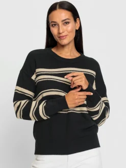 Rick Cardona Pulls<Pull à manches longues superbes rayures