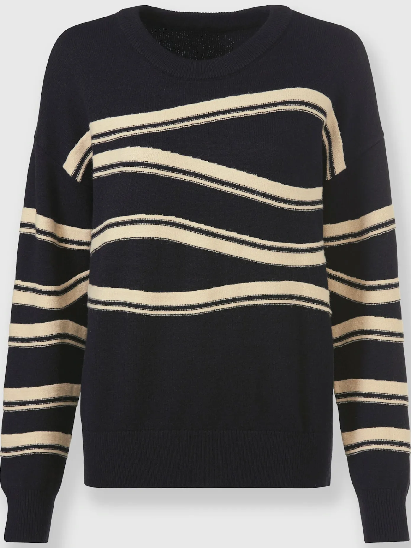 Rick Cardona Pulls<Pull à manches longues superbes rayures