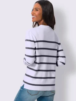 Best Connection Pulls<Pull à rayures col montant à coulisse