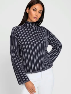 Rick Cardona Pulls<Pull à rayures rayures contrastées affinantes