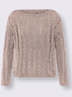 Mandarin Pulls<Pull ajouré aspect chiné tendance