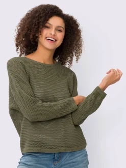 Linea Tesini Pulls<Pull ajouré pur coton