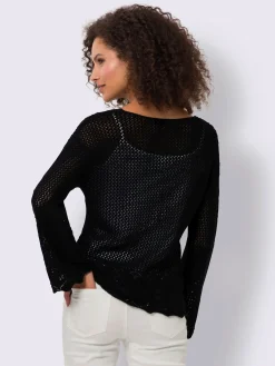 Linea Tesini Pulls<Pull ajouré pur coton