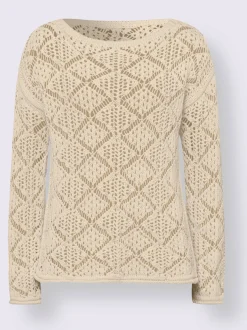 Linea Tesini Pulls<Pull ajouré pur coton
