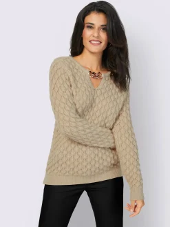 Creation L Tenues De Cérémonie|Pulls<Pull ajouré superbe motif ajouré