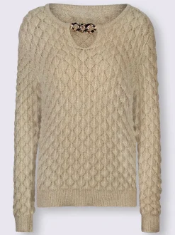 Creation L Tenues De Cérémonie|Pulls<Pull ajouré superbe motif ajouré