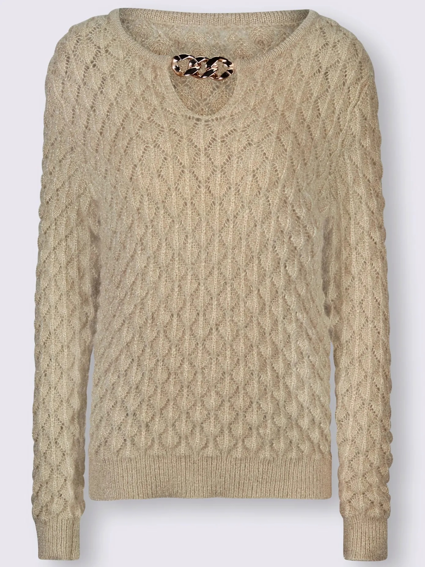 Creation L Tenues De Cérémonie|Pulls<Pull ajouré superbe motif ajouré