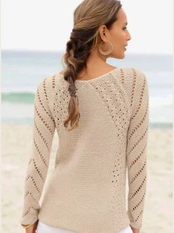 LASCANA Pulls<Pull ajouré superbe motif ajouré