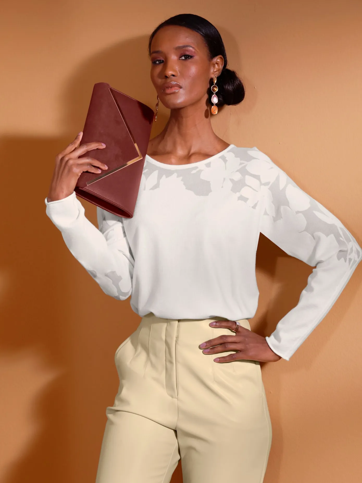 Creation L Pulls<Pull chauve-souris avec viscose