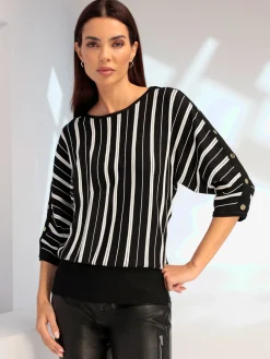 Rick Cardona Pulls<Pull chauve-souris motif à rayures exclusif