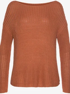 LASCANA Pulls<Pull col rond pull large avec encolure en u