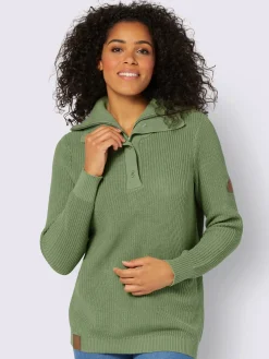 Collection L Pulls<Pull en tricot 50% coton