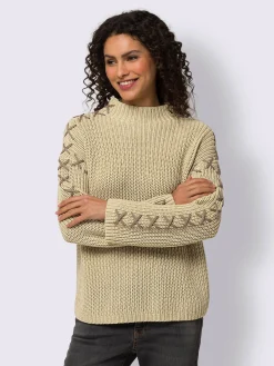 Mandarin Pulls<Pull en tricot 50% coton