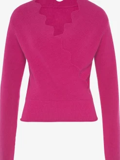 LASCANA Pulls<Pull en tricot bord ondulé tendance