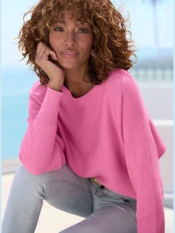 Vivance Pulls<Pull en tricot coupe ample décontractée