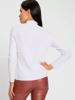 Ashley Brooke Pulls<Pull en tricot découpe raffinée à l'encolure