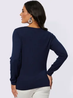 Creation L Pulls<Pull en tricot fin avec viscose (ecovero)