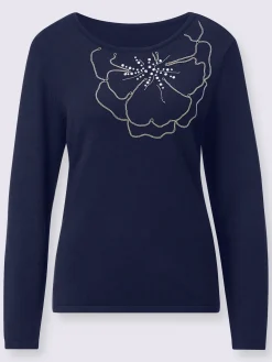 Creation L Pulls<Pull en tricot fin avec viscose (ecovero)