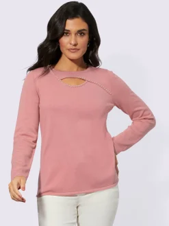 Creation L Pulls<Pull en tricot fin avec viscose (ecovero)