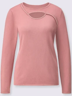 Creation L Pulls<Pull en tricot fin avec viscose (ecovero)