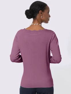 Creation L Pulls<Pull en tricot fin dentelle séduisante