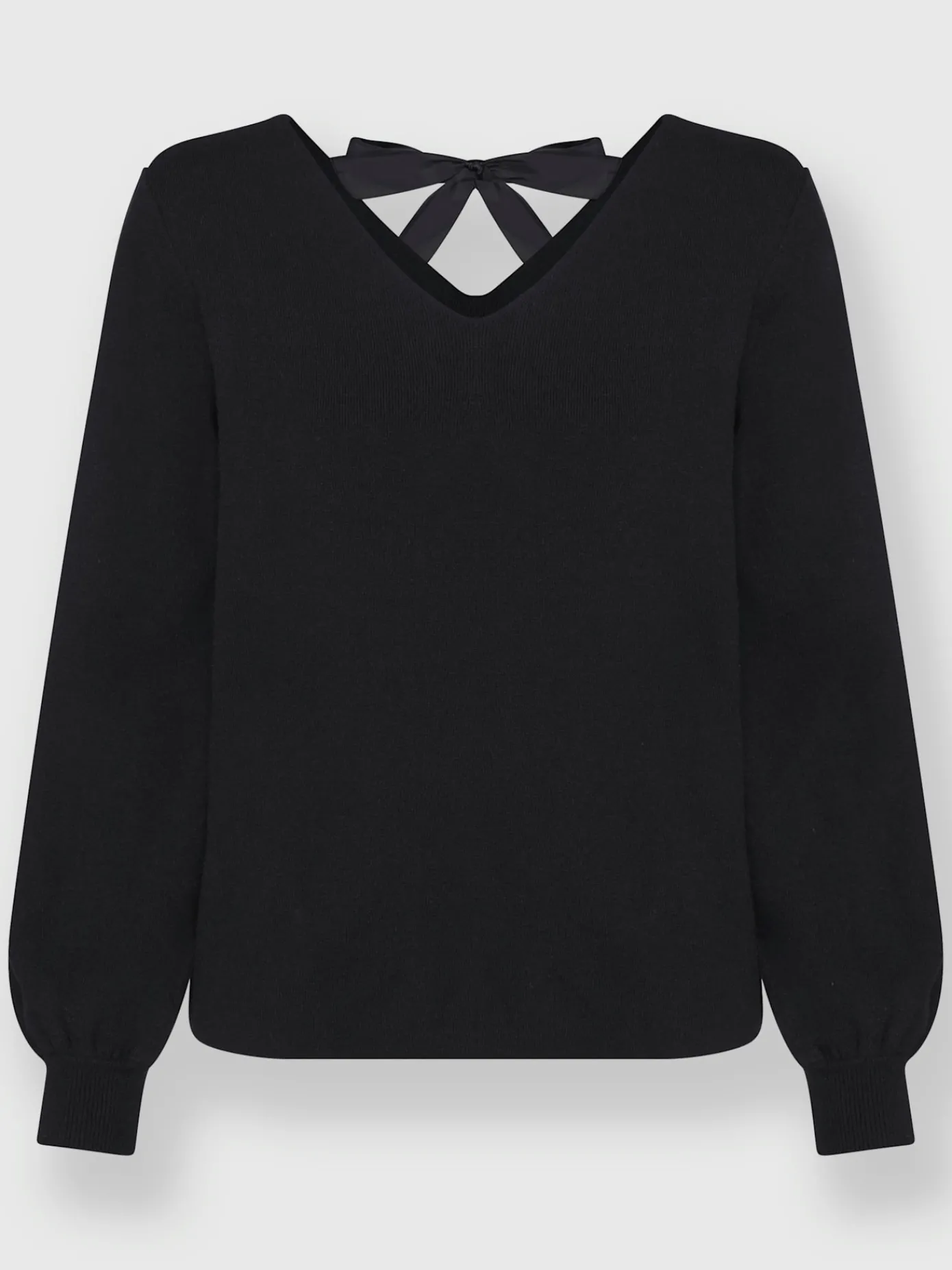 Ashley Brooke Pulls<Pull en tricot fin encolure dégagée au dos