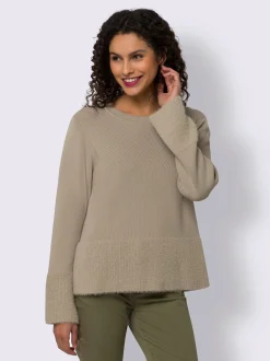Linea Tesini Pulls<Pull en tricot fin fil fantaisie doux
