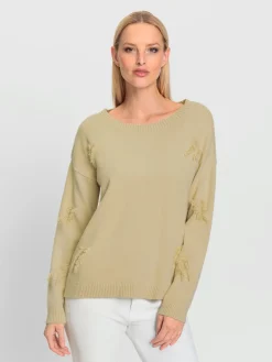 Rick Cardona Pulls<Pull en tricot fin franges tendance