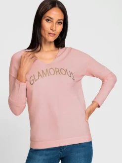 Rick Cardona Pulls<Pull en tricot fin imprimé brillant