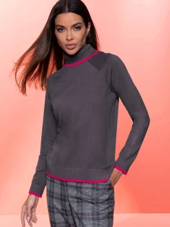 Rick Cardona Pulls<Pull en tricot fin rayures contrastées