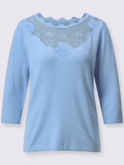 Creation L Pulls<Pull en tricot fin très agréable à porter