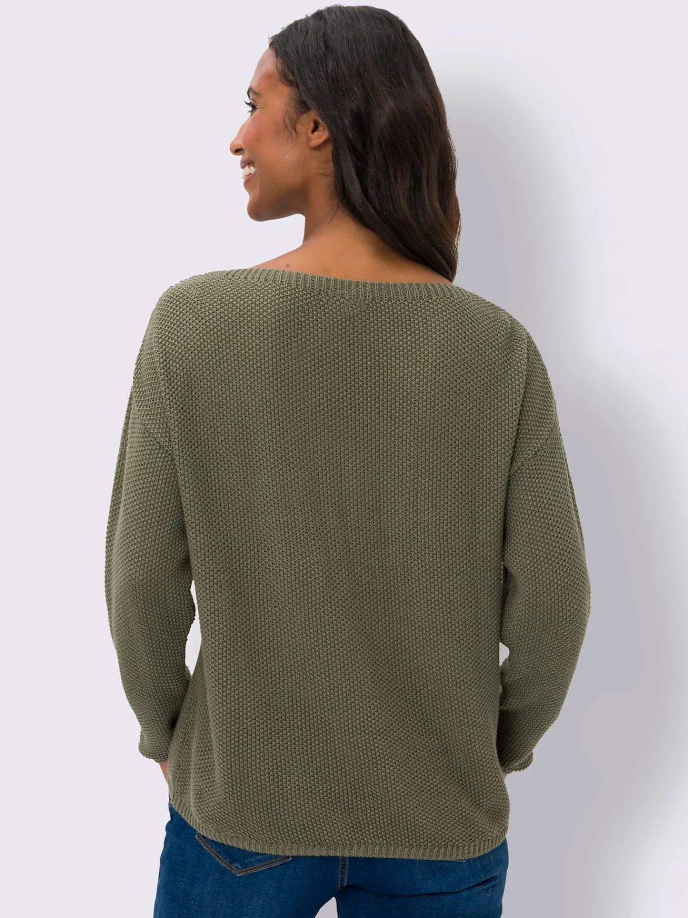 Mandarin Pulls<Pull en tricot imprimé feuille brillant