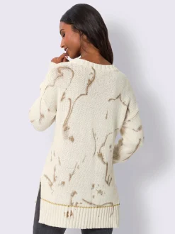 Mandarin Pulls<Pull en tricot inscription brillante