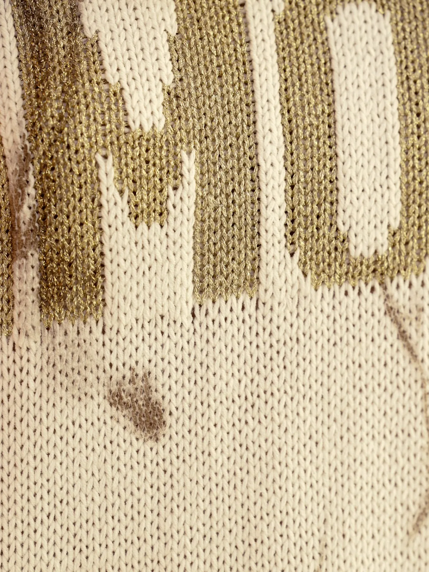 Mandarin Pulls<Pull en tricot inscription brillante