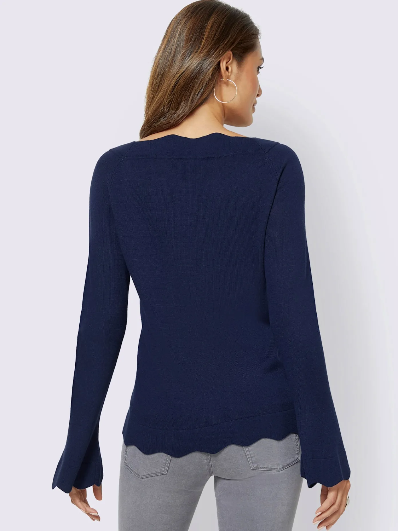 Creation L Pulls<Pull en tricot mélange de soie et viscose de qualité