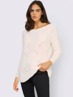 Mandarin Pulls<Pull en tricot motif maille moderne