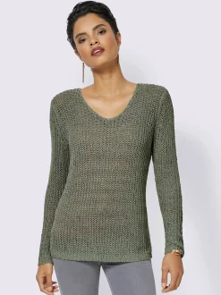 Creation L Pulls<Pull en tricot superbe fil fantaisie
