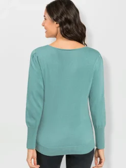 Pulls<Pull en tricot tricot fin